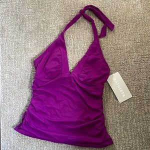 Athleta Shirrendipity Halter Tankini Lycra Xtra Life Spandex Rated SPF 50+ XXS